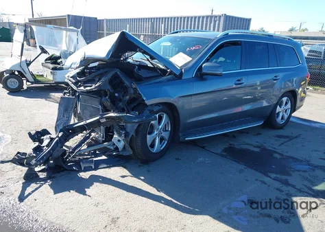 2017 Mercedes-Benz Gls 450 4Matic z USA, uszkodzony, nr VIN 4JGDF6EEXHA989935